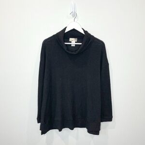 Everleigh Black Cowl Neck Lightweight Top